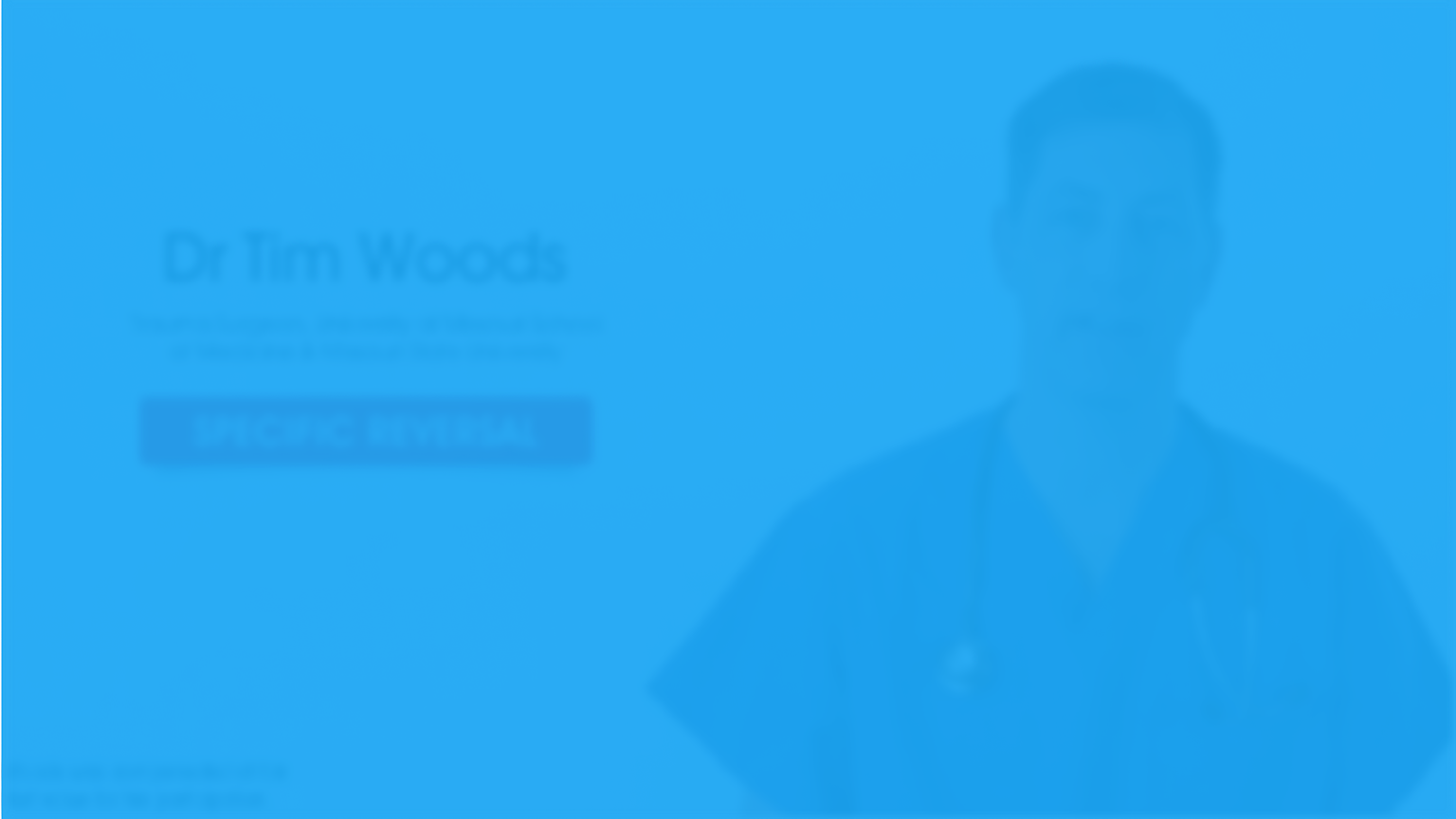 Dr. Woods HCP Vingette Video 2021
